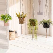 Maybe you would like to learn more about one of these? Lot De 4 Porte Plantes Boheme Macrame