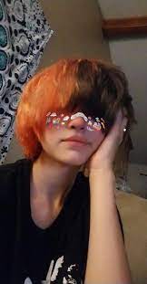 Pin By Moss Miles Bones He It They Pu On Look In 2021 Androgynous Hair Fluffy Hair Shot Hair Styles
