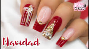 Uñas rojas muy elegantes y audaces. Unas Rojas Con Acrilicos Navidad Youtube