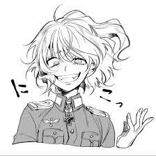 More images for creepy smile drawing anime » 266 Likes 0 Comments Tanya Degurechaff Tanya Degurachaff On Instagram There Is Only One Step From The Sublime To Evil Anime Anime Smile Tanya The Evil