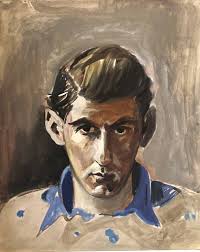 Walter Emerson Baum Self Portrait Painting