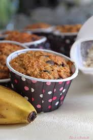 Muffin Bananes Flocons D Avoine Sans Beurre Muffin Banane Recette Muffin Banane Flocon Avoine