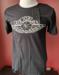 Air Jordan Shirt Black And White Authentic Air Jordan Wings T Shirt Men Small Nwt Black Ar2831 010 Black White Fashion Clothing Shoes Accessories Mens Mens Tshirts Mens Tees Air Jordans