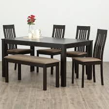 In this review we want to show you kitchen table with 4 chairs. Diana 6 Seater Dining Table With 4 Chairs And 1 Big Bench Brown Brown