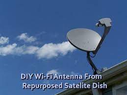 Diy Wi Fi Antenna From Re Purposed Satellite Dish The Homestead Survival Satellite Dish Diy Tv Antenna Antenna