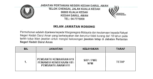 Jawatan Kosong Di Jabatan Pertanian Iklan Jawatan Kosong Facebook