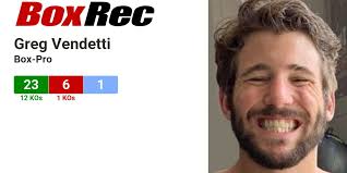 BoxRec: Greg Vendetti