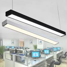 Office Lighting Long Led Lamps Office Lighting Led Strip Light Chandelier Lamp Modern Office Strip Alu Hanging Light Fixtures Strip Lighting Led Strip Lighting