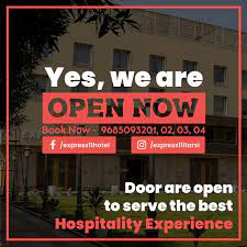 We Are Open Now Hotel Banquet Hall Conference Hall