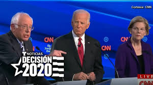 Quien Gano El Cuarto Debate Entre Los Precandidatos Democratas Noticias Telemundo Youtube