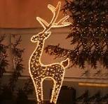 Animal LED 2D Reindeer Rope Motif Light for Christmas Decoration