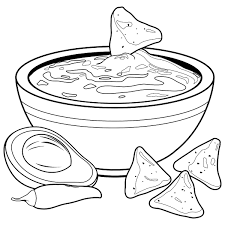 Maybe you would like to learn more about one of these? Mexican Food Coloring Pages Free Printable Coloring Pages Of Tacos Burritos Queso Guacamole More Printables 30seconds Mom