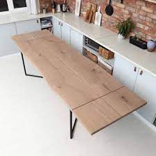 18w x 20d x 37h; Infinity Extendable Solid Oak Dining Table By Cosy Wood Notonthehighstreet Com