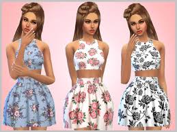 See more ideas about sims 4, sims, sims 4 build. Floral Dresses The Sims 4 Catalog