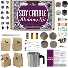 Instructions for making soy candles with essential oils. Amazon Com Soy Candle Making Kit For Adults And Teens 49 Piece Set Easy To Make Essential Oil Scented Wax Candles Health Personal Care