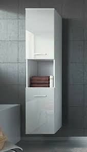 Maybe you would like to learn more about one of these? White High Gloss Tall Wall Mounted Bathroom Cabinet Storage Cupboard Furniture Ebay