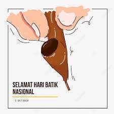 Hari Batik Indonesia 2 October With Creative Canting Illustration Java Decoration Textile Png And Vector With Transparent Background For Free Download Illustration Free Vector Graphics Red And White Flag