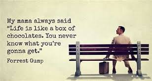 25 years ago forrest gump opened in theaters. My Momma Always Said Life Is Like A Box Of Chocolates Forrest Gump Quotes Movie Quotes Inspirational Grump Quote