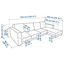 Vimle Sectional 4 Seat With Chaise Gunnared Medium Gray Ikea Wooden Sofa Designs Ikea Vimle Living Room Sofa Design
