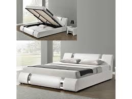 100 nuits pour tester livraison offerte paiement en 4x sans frais elue meilleure chaine de magasin stock important. Lit Adulte Coffre Sommier Relevable Nova Blanc 160x200 Vente De Lit Adulte Conforama