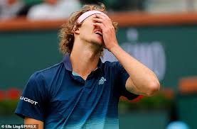 Muito obrigado aos zverevs pelo convite p treinar com eles esta semana aqui na flórida, foi show. Zverev Crashes Out At Indian Wells After Struggling With Illness Daily Mail Online