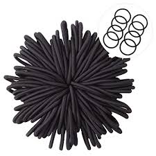 In fact, most every woman we know refuses to use any other hair ties. Buy John Phil 100pcs Hair Ties For Women Men Black Elastic Hair Ties No Metal Hair Bands Ponytail Holders Hair Accessories Rubber Bands For Thick Heavy And Curly Hair Online In Indonesia B0919xrxxr