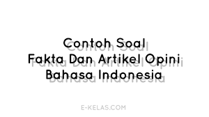 Feb 02, 2021 · soal pilihan ganda dan pembahasannya tentang vektor fisika.contoh soal vektor dan pembahasannya beserta jawabannya by azzahra rahmah posted on january 7 2020 rumus co id pada kesempatan kali ini kita akan membahas mengenai contoh soal tentang vektor pembahasannya kelas 10 pilihan ganda itempropurlread more. Soal Dan Jawaban Artikel Opini Bahasa Indonesia E Kelas Com