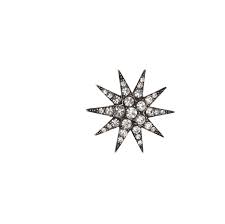 Star Crystal Pin Brooch Vela In 2020 Crystal Hair Crystals Hair Barrettes