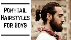 Learn how to make a perfect ponytail hairstyle. Ponytail Hairstyles For Boys And Men Youtube