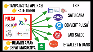 Dengan bergabung menjadi reseller pulsa abihp.com dengan transaksi pulsa all operator termurah dengan berbagai kelebihan, transaksi cepat mencakup seluruh wilayah yang dapat dijual kembali jika anda bergabung menjadi reseller pulsa, baik di rumah maupun sebagai usaha konter. Terbaru Satu Trik Sulap Pulsa Jadi Saldo Semua E Wallet Dan Uang Youtube