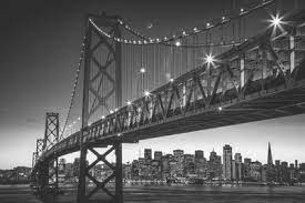 Use them in commercial designs under lifetime, perpetual & worldwide rights. Classic San Francisco In Black And White Bay Bridge At Night Photographic Print Vincent James Art Com