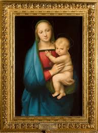 She is almost smiling yet at the same time praying. The Madonna Del Granduca By Raphael Artworks Uffizi Galleries