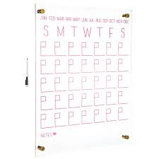 Acrylic Dry Erase Calendar Dry Erase Calendar Framed Calendar Dry Erase