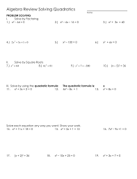 Solving quadratic equations by factoring. Solving Quadratic Equations By Factoring Worksheet Samsfriedchickenanddonuts