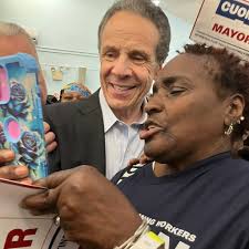 When we fight, we win. With the support of 32BJ SEIU, the Hotel and Gaming  Trades Council, the NYC District Council of Carpenters, and the hardworking  men and women of labor -