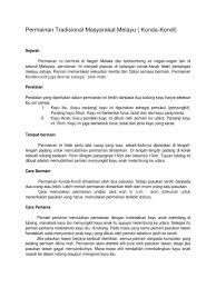 Permainan tradisional malaysia tuju tin / set edukit tuju tin. Permainan Tradisional Konda Kondi