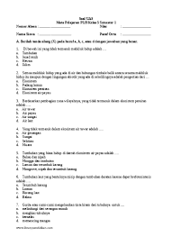 Check spelling or type a new query. Soal Dan Kunci Jawaban Uts Atau Uas Plh Kelas 5 Semester 1