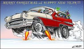 Img Hot Rod Christmas Cards Cartoons Magazine Car Cartoon