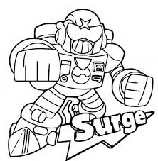 Find the best brawl stars coloring pages for kids & for adults, print ️ and. Surge Brawl Stars Coloring Pages Free Printable Coloring Pages For Kids