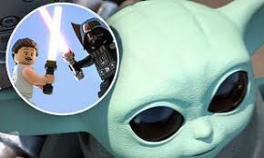 Том кэйн, билли ди уильямс, келли мари трэн и др. Lego Star Wars Holiday Special Trailer Darth Vader And Rey Stop Battle To Marvel At Cute Baby Yoda Daily Mail Online