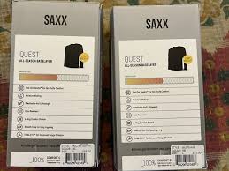 SAXX Men's Quest LS Crew Slim Fit Dark Ink Mesa Geo NWT | eBay