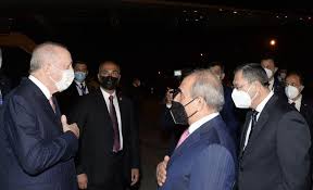 Rns photo by kit doyle june 17, 2021 Turkish President Arrives In Azerbaijan On Official Visit Photo