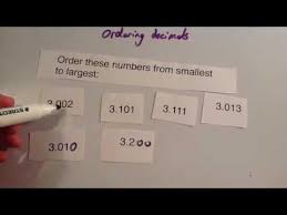 Since 8 is greater than 3 we know that 7.8 and 7.835 must be greater than the other two options. Ordering Decimals Video Corbettmaths