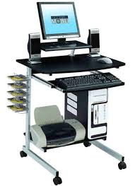 Small laptop and printer desk. 21 Affordable Small Computer Desks With Sliding Keyboard Tray Vurni