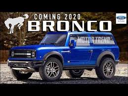 Youtube Ford Bronco Bronco Bronco Concept