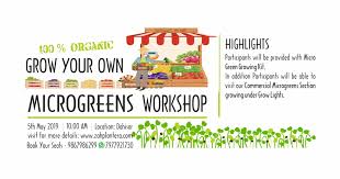 Grow Your Own Microgreen Workshop