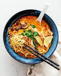 15 Minute Thai Red Curry Ramen Recipe I Am A Food Blog Recipe Curry Ramen Red Curry Noodle Soup Ramen Recipes