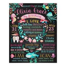Under The Sea Birthday Chalkboard Sign Zazzle Com In 2021 Birthday Chalkboard Sign Birthday Chalkboard Sea Birthday