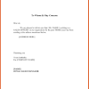 A company letterhead is the return address of a letter. 1