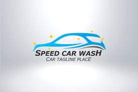 Speed Car Wash Logo Wash Logo Car Wash Vector Logo